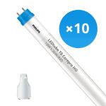 Fordelspakke 10x Philips LED Lysrør T8 CorePro (EM/Mains) High Output 18W 2000lm - 840 kold hvid | 120cm - erstatter 36W