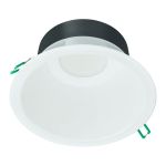 Philips LED downlight Coreline DN142B Aluminium Hvid 11W 1200lm 60D - 830 varm hvid | Udsnit 155mm - IP20 - Hvid Reflektor