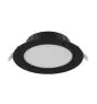 Noxion LED Downlight Hera Medium Forsænket Sort 9W 900lm 80D - 827-830-840 CCT | 146mm - Udsnit 120mm