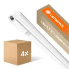 Fordelspakke 4x Ledvance LED Lysrender Linear Kompakt High Output 20W 2000lm - 830 Varm Hvid | 120cm