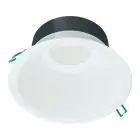 Philips LED downlight Coreline DN142B Aluminium Hvid 19.2W 2300lm 60D - 840 kold hvid | Udsnit 200mm - IP54 - Hvid Reflektor